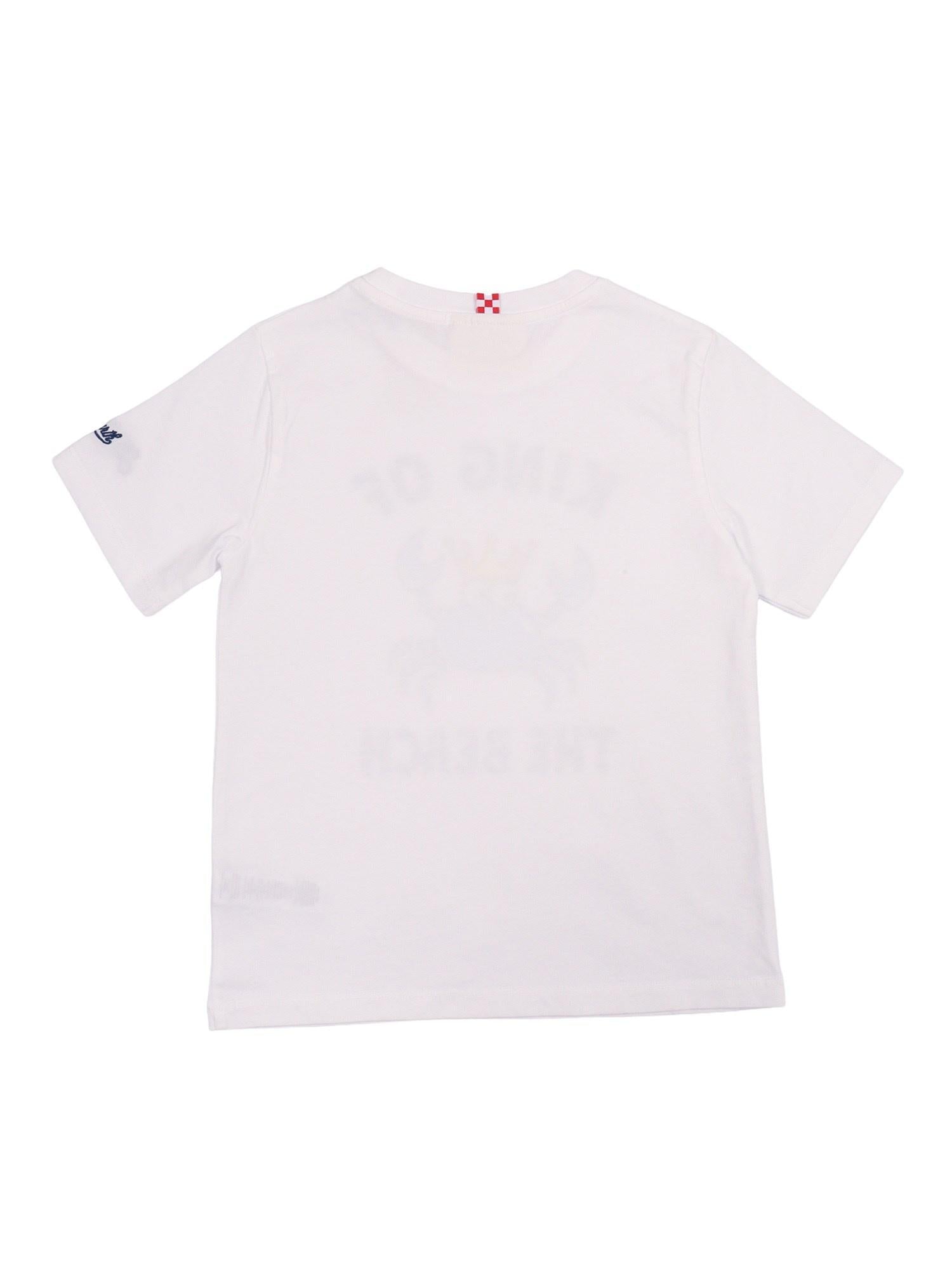 T-shirt Denver con stampa Granchio DNV0001 02001L MC2 SAINT BARTH 