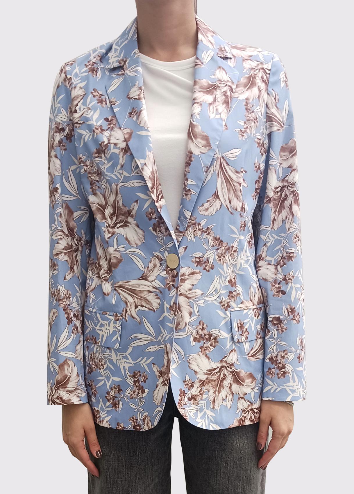 Giacca a fiori WA6479T4853 P9502 LIU JO WHITE1 