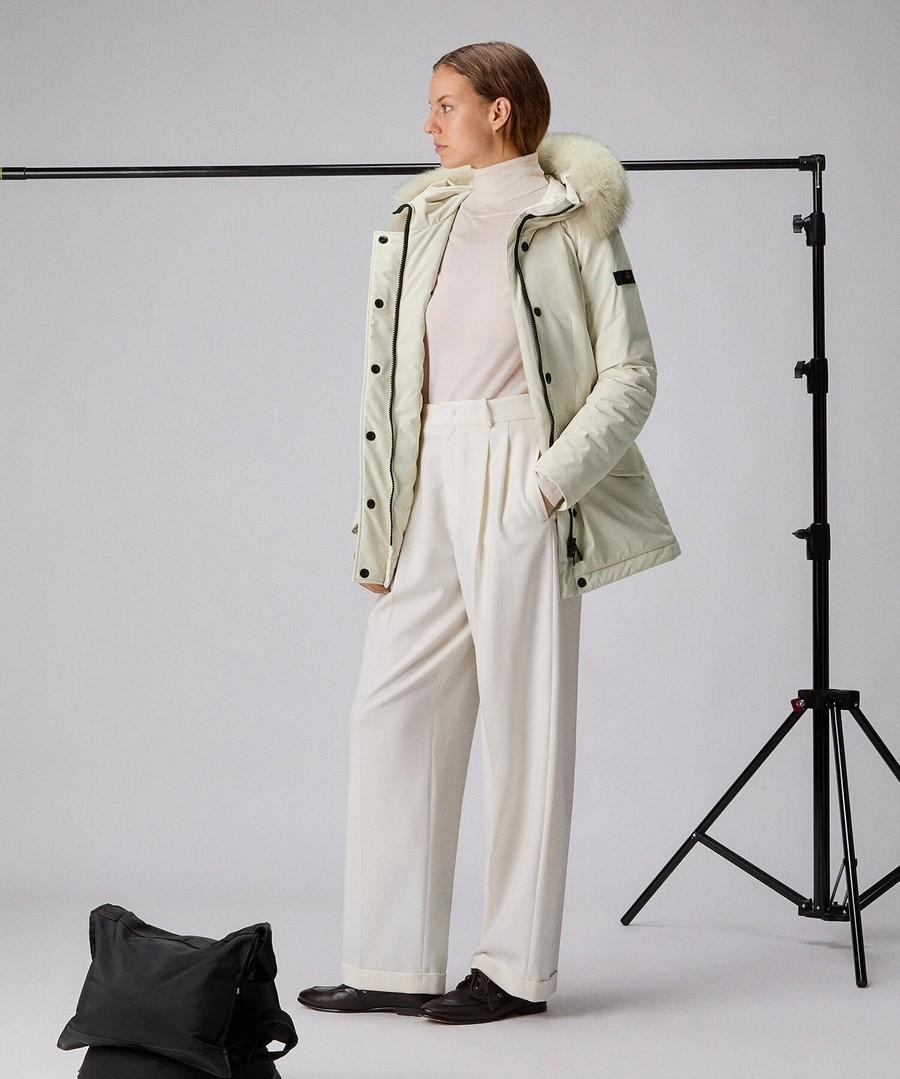 Giacca slim con pelliccia donnet kl fur PED4445 983 PEUTEREY 