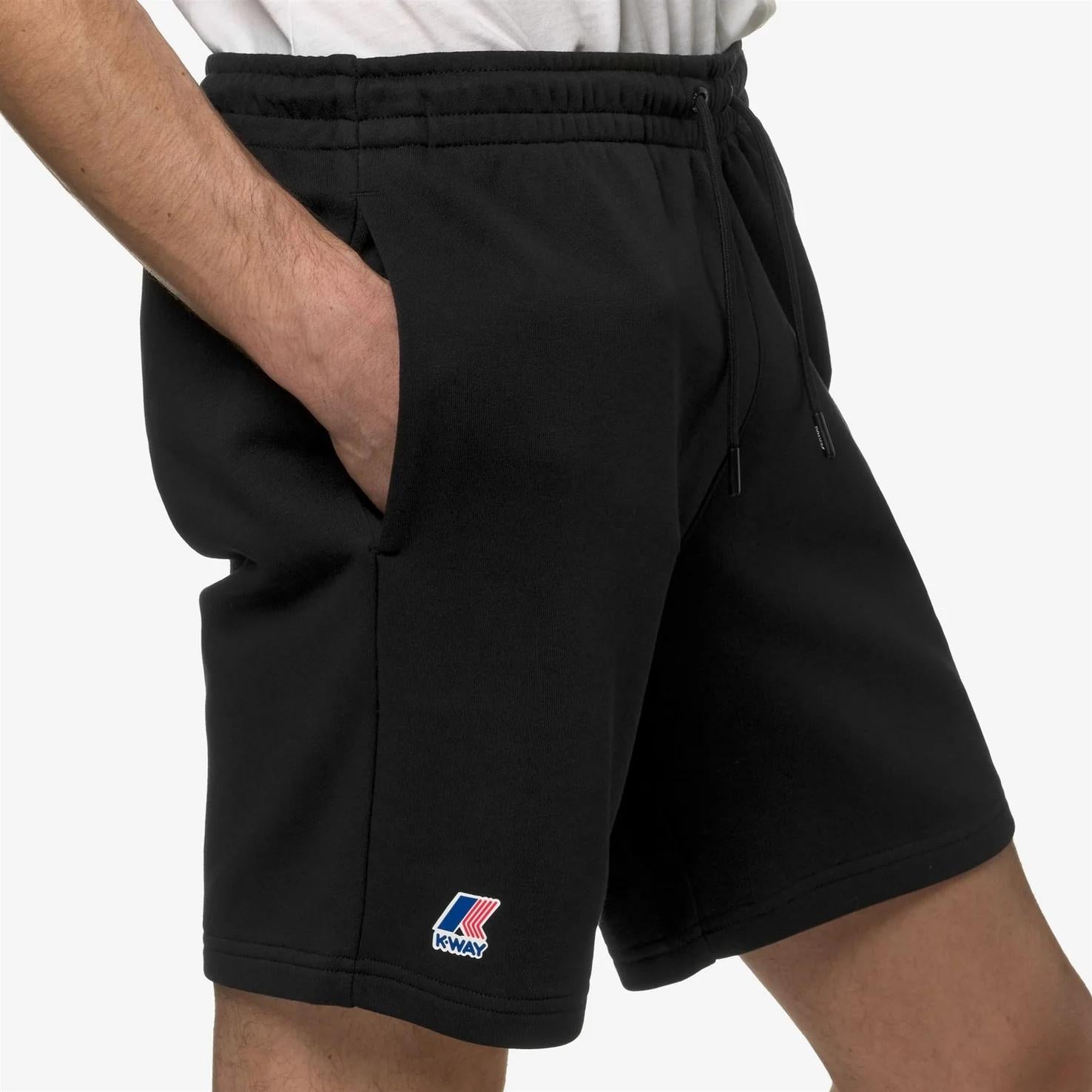 Pantaloncini sportivi unisex con elastico in vita nero K51225W USY K-WAY 