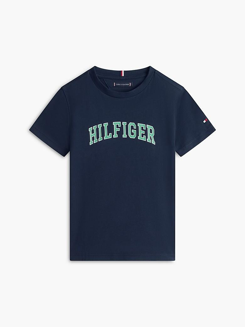 T-shirt in jersey con lgo KB0KB10420J C1G TOMMY HILFIGER 