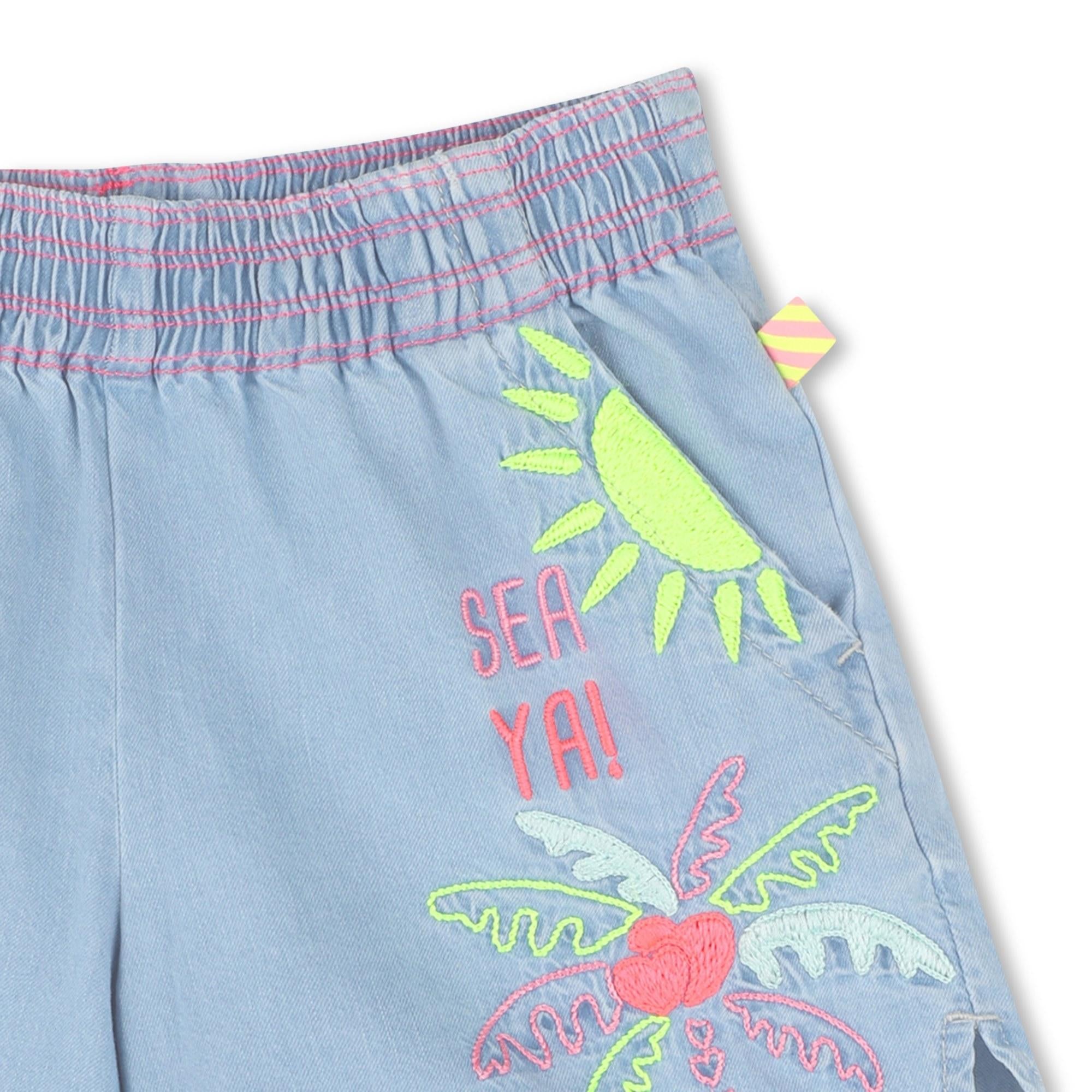 Shorts in denim U20897 Z04 BILLIEBLUSH 