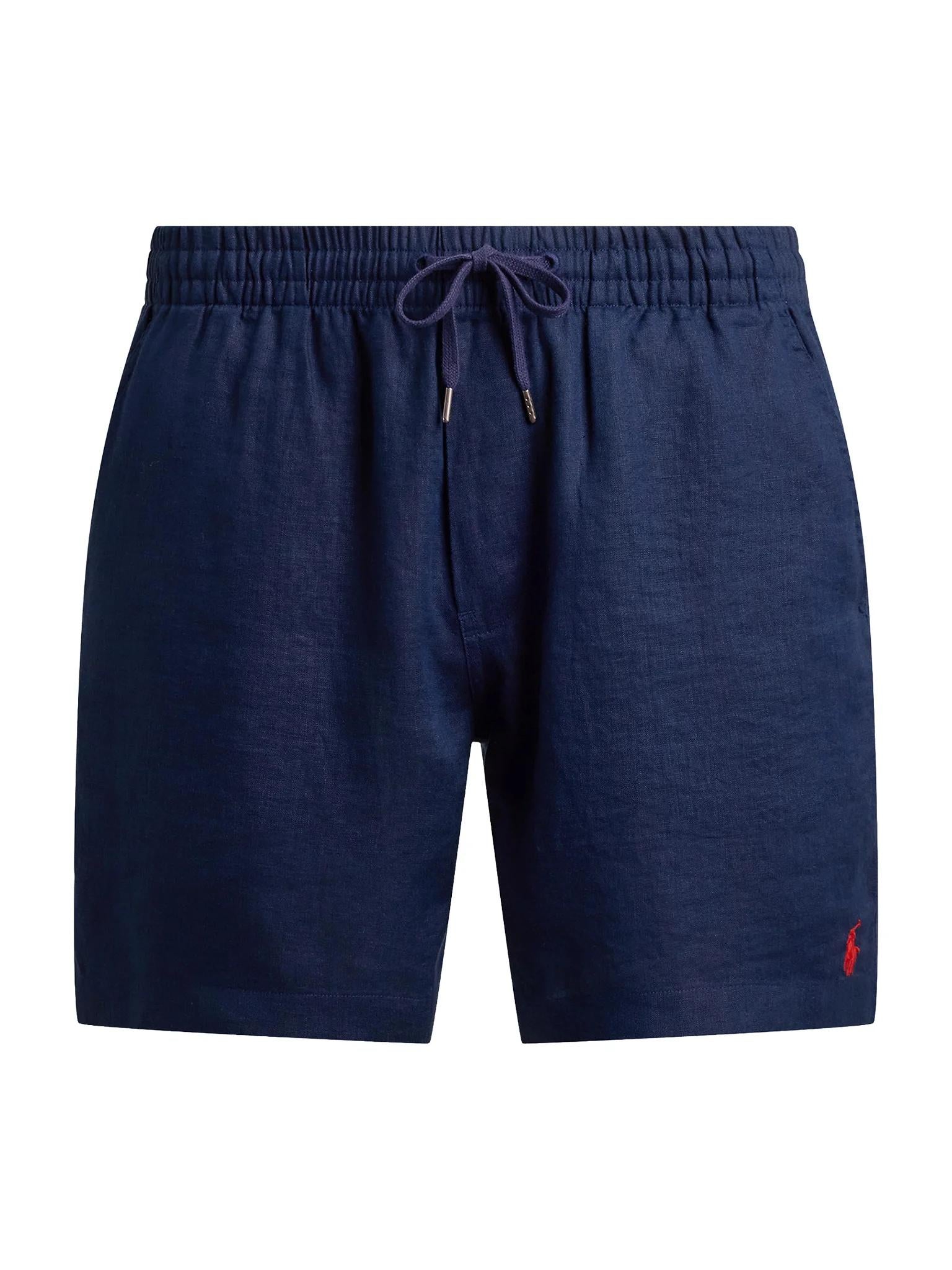Short Prepster Polo in lino da 15 cm 710P08205 001 POLO RALPH LAUREN 