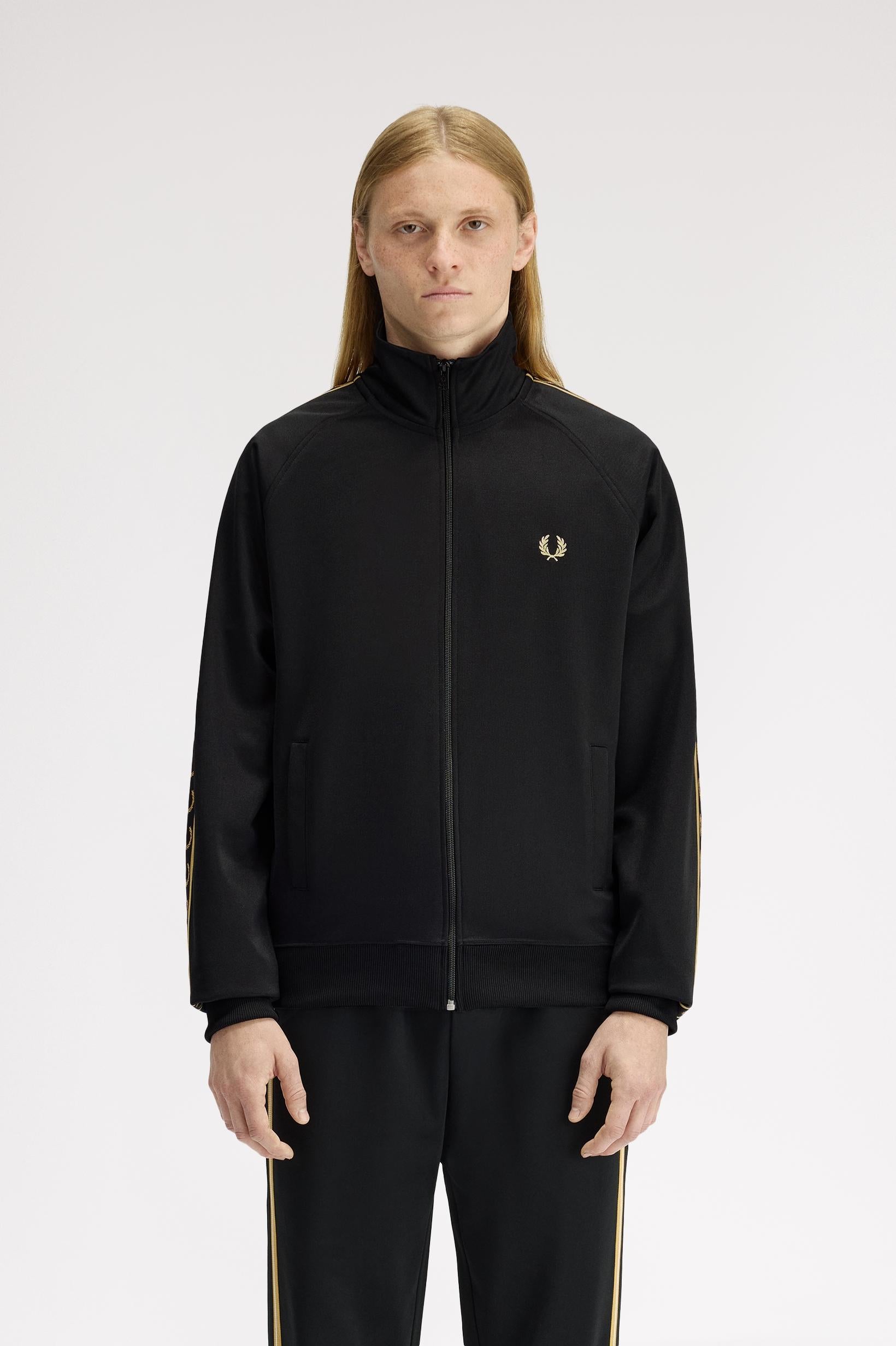 Track jacket con fettuccia a contrasto J555757 90A FRED PERRY 