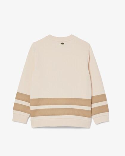 Felpa con inserto in mesh SJ8448 7DX LACOSTE 