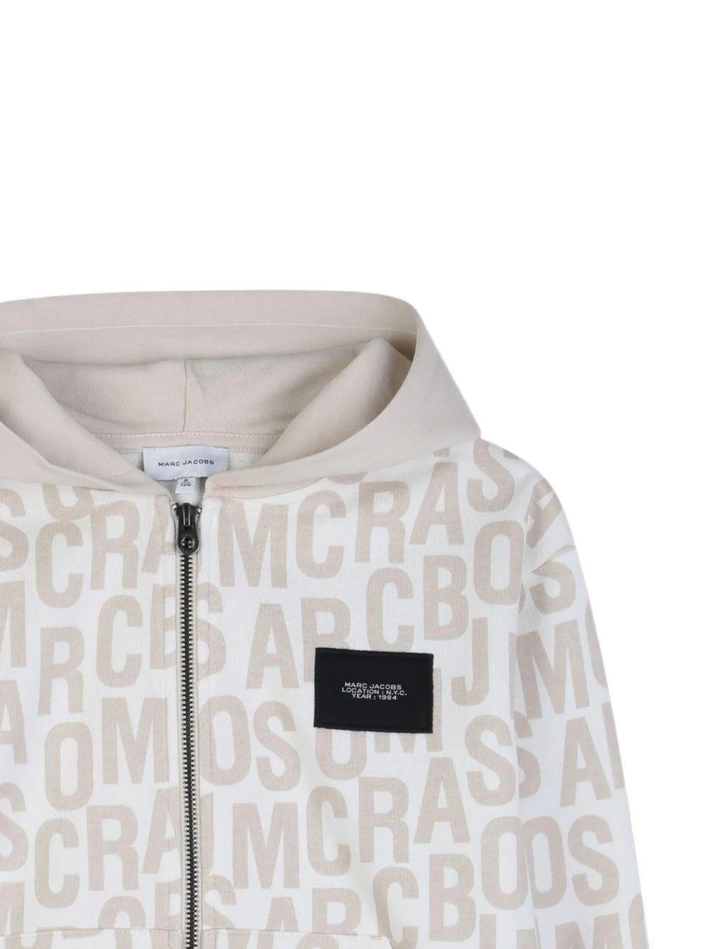Felpa multicolore con stampa logo all-over W60775 126A MARC JACOBS 