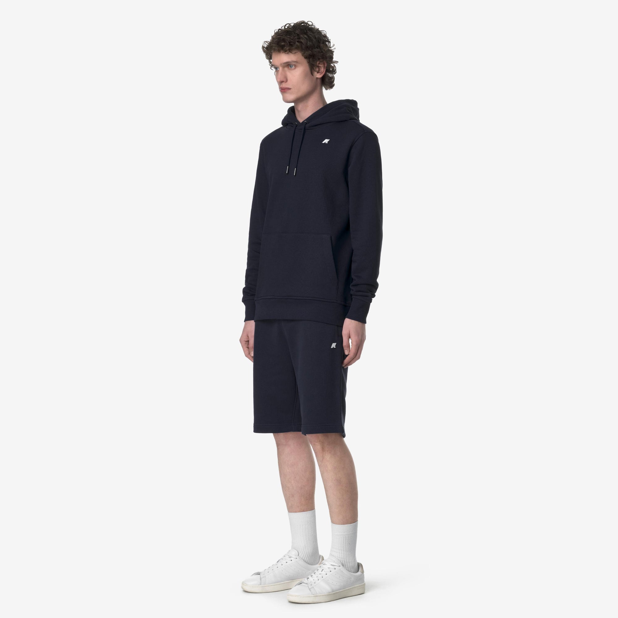 Bermuda da Uomo Sportivi in French Terry Blu con Tasche K1151SW K89 K-WAY 