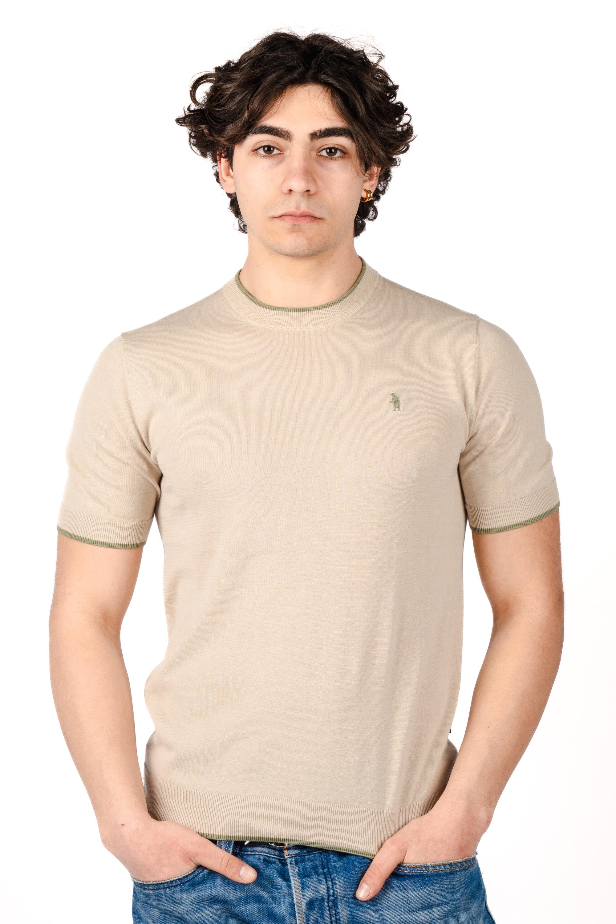 T-shirt con dettagli a contrasto R4064M261 PANAMA REFRIGUE 