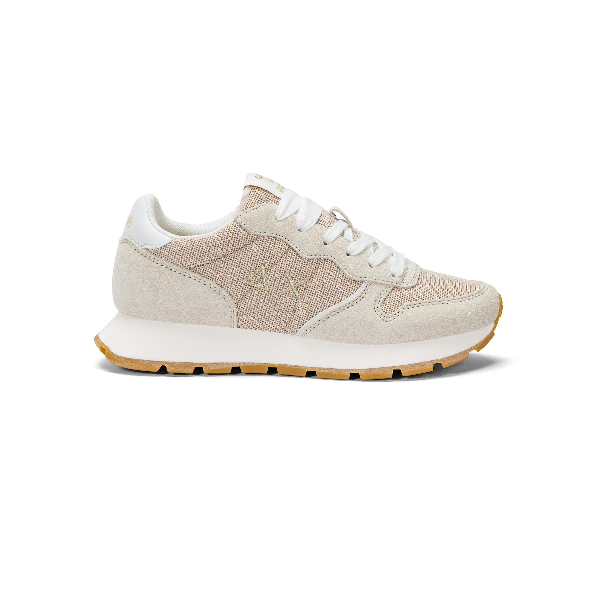 Sneaker in suede e lurex Z35203 43 SUN68 SHOES 