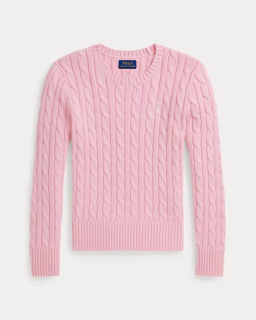 Maglia in cotone a trecce 313901316 010 POLO RALPH LAUREN 