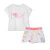 Complete t-shirt and shorts