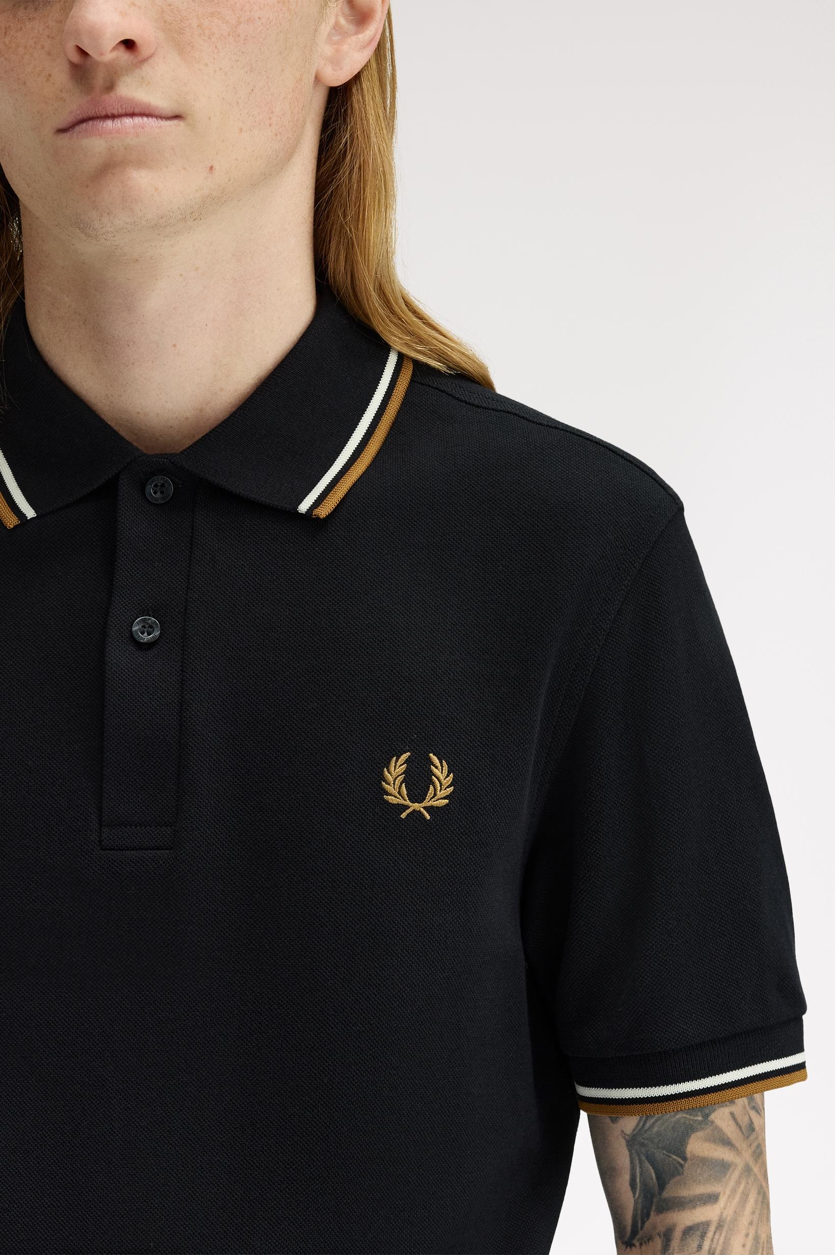Polo con doppia riga M3600P57 P69 FRED PERRY 