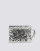 Cher pochette con paillettes argento