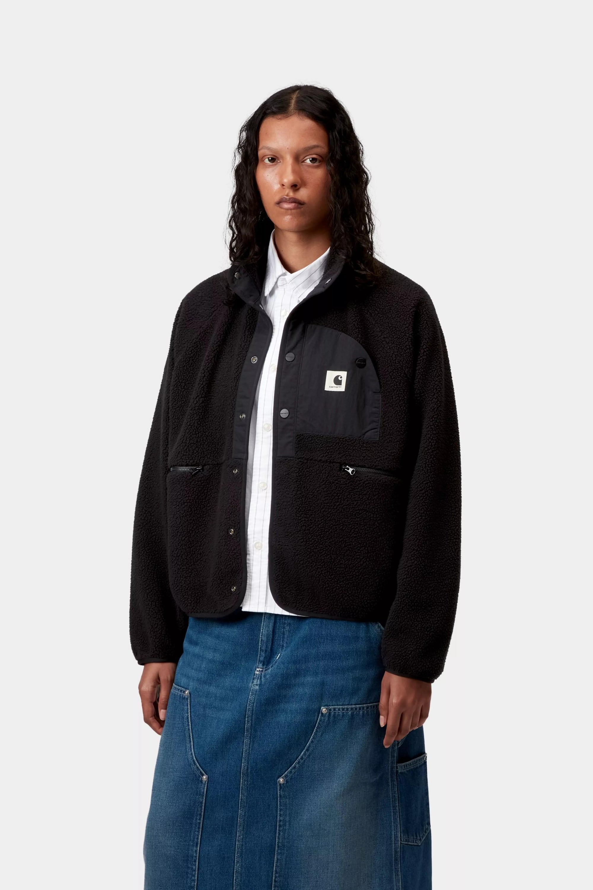 W' Flynn Fleece Jacket I035460 00EXX CARHARTT WIP 