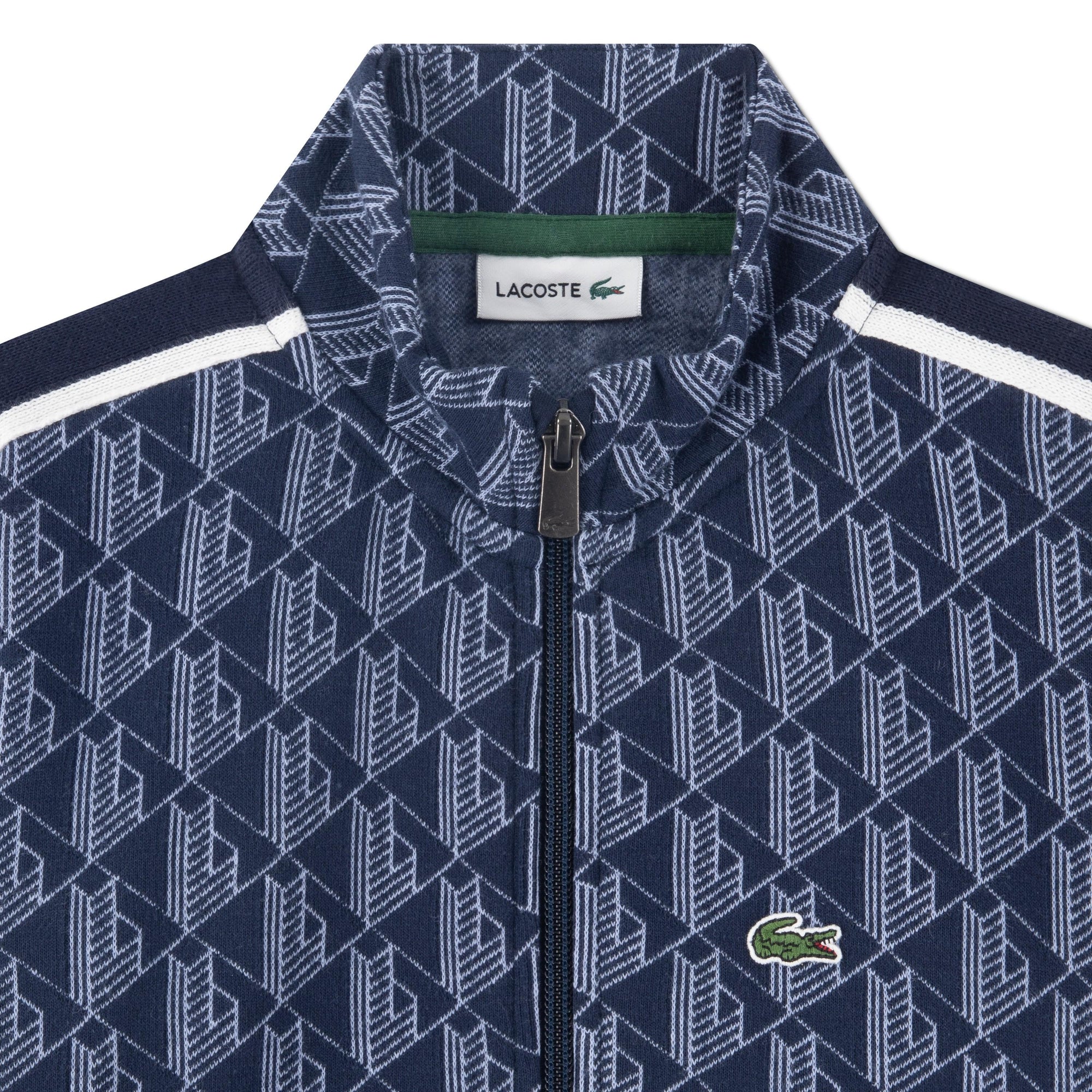 Felpa in jacquard con monogramma 847108 UGW LACOSTE 