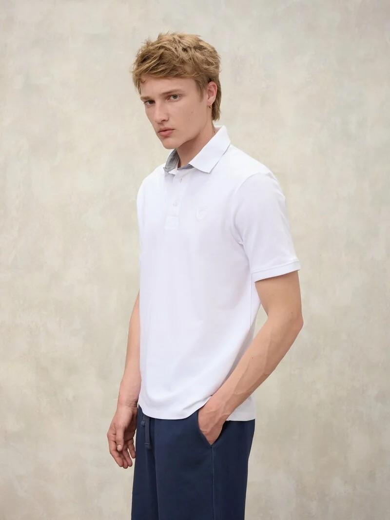 Polo in piquet Philp 26SBLUT02321 100 BLAUER 