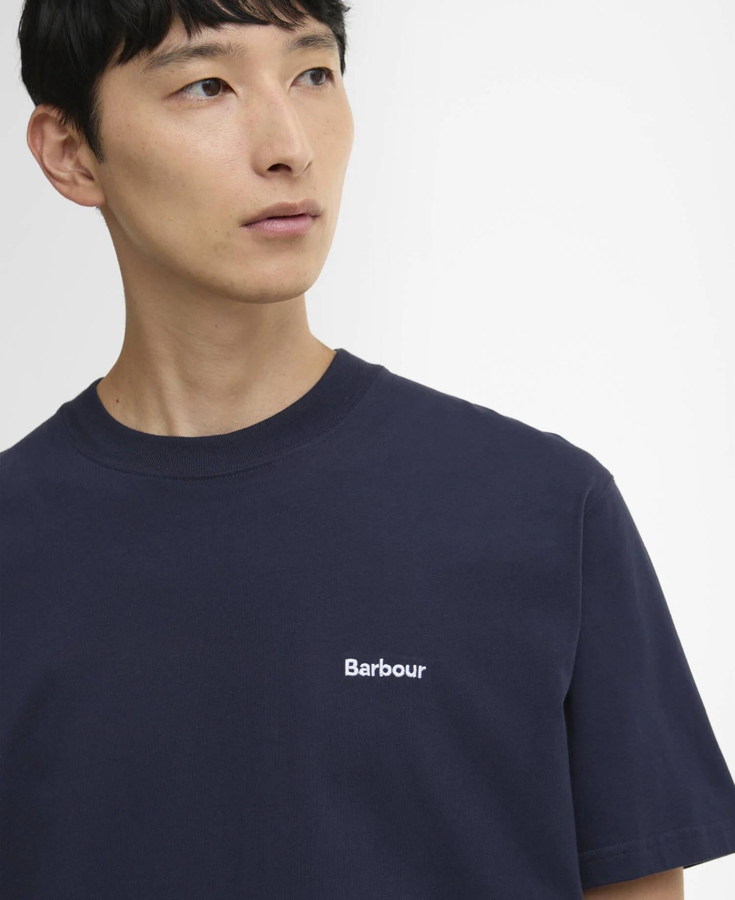T-shirt oversize con logo Dalton MTS1568 NY91 BARBOUR 