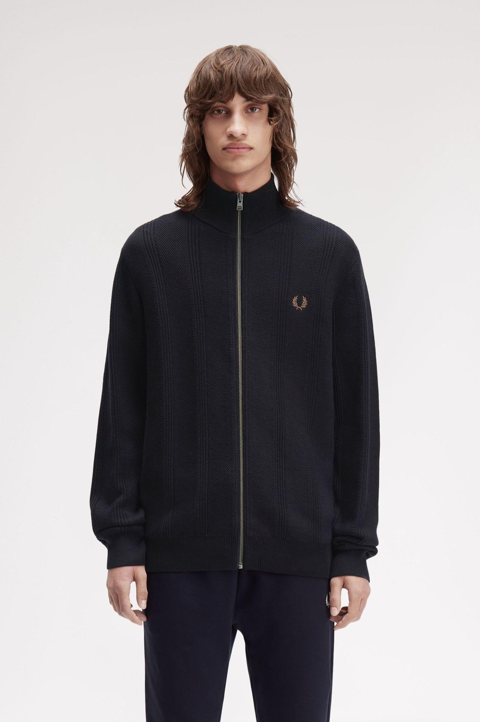 Cardigan textured K130455 102 FRED PERRY 
