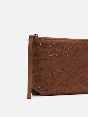 Pochette Aline in scuba con strass ALI0032 009241L MC2 SAINT BARTH 