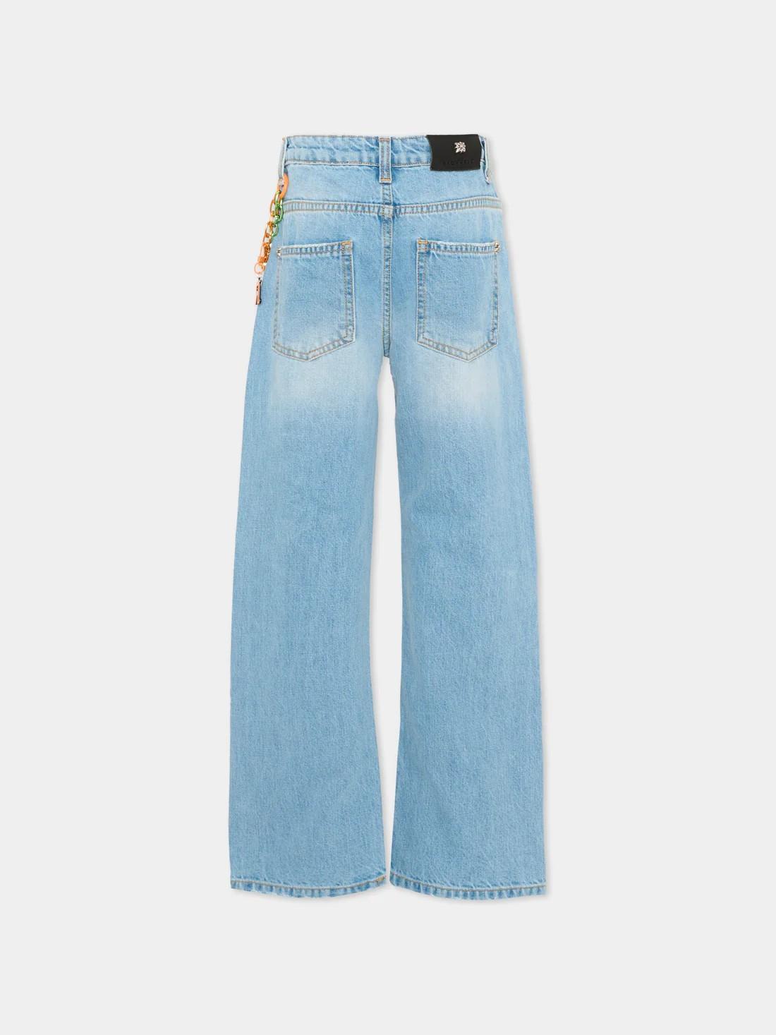 Jeans in denim con charms RBP26132JE DBLUELIGHT RICHMOND 