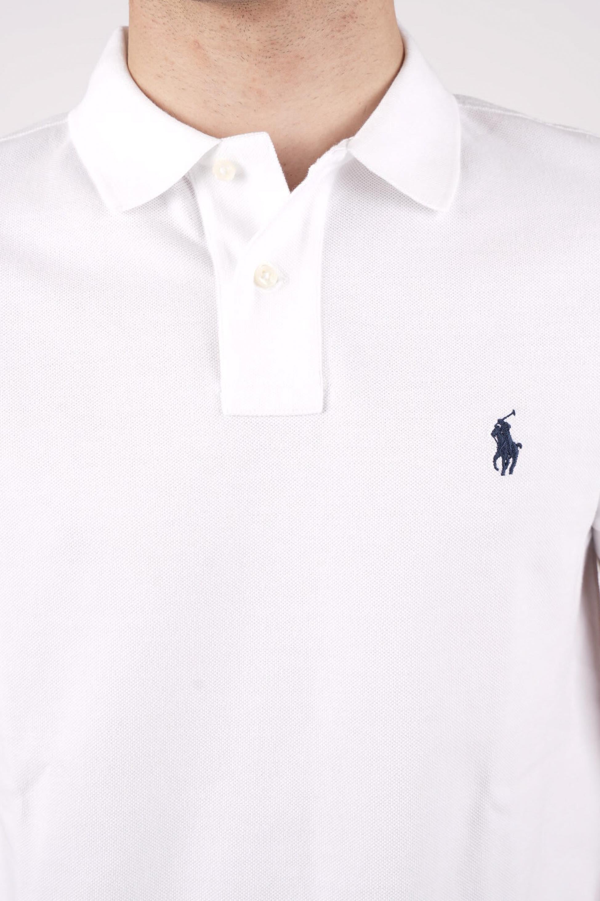 Polo con logo ricamato 710666998 002 POLO RALPH LAUREN 