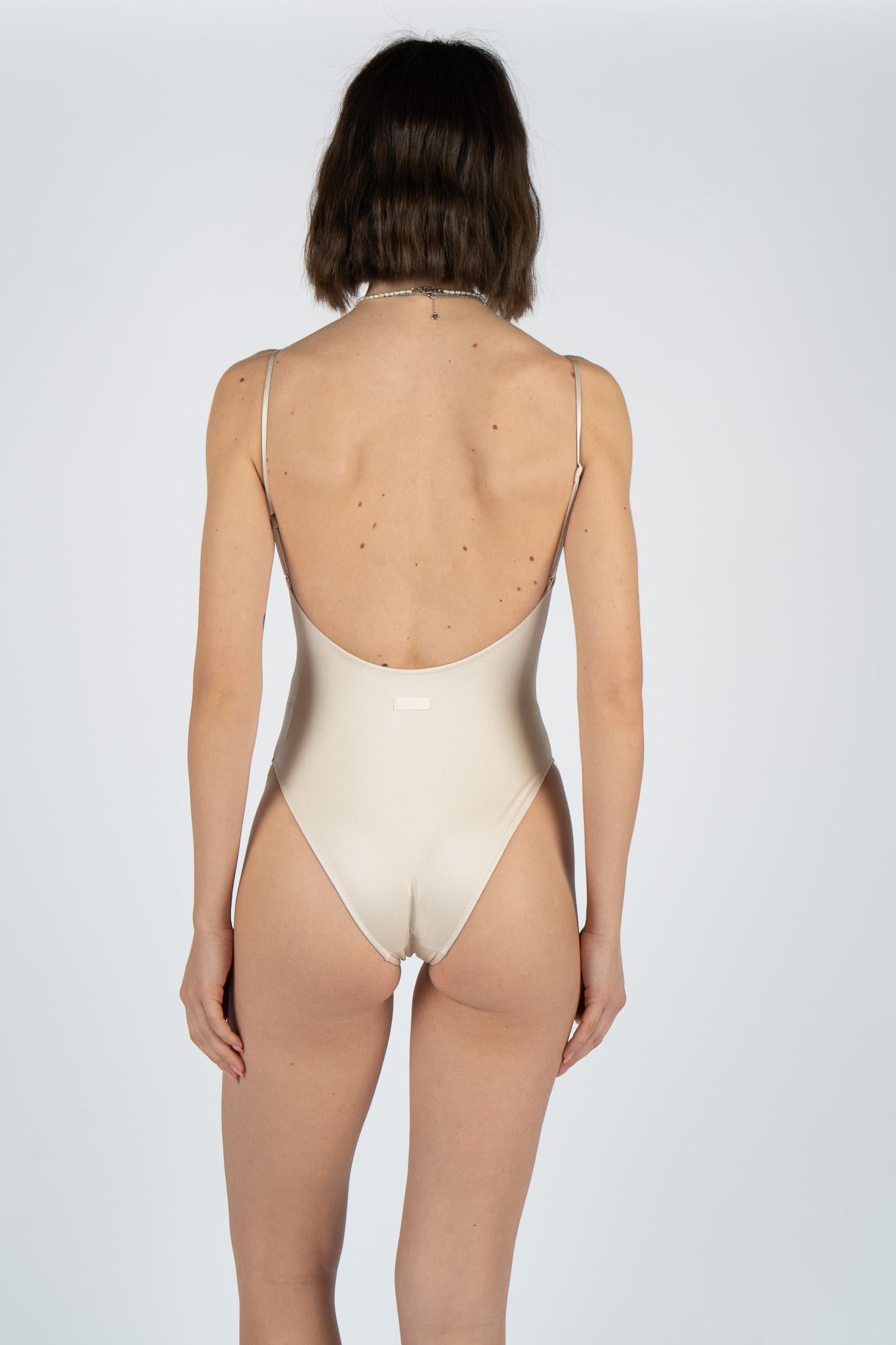 Costume intero con spalline sottili CRC0002 09380L MC2 SAINT BARTH 
