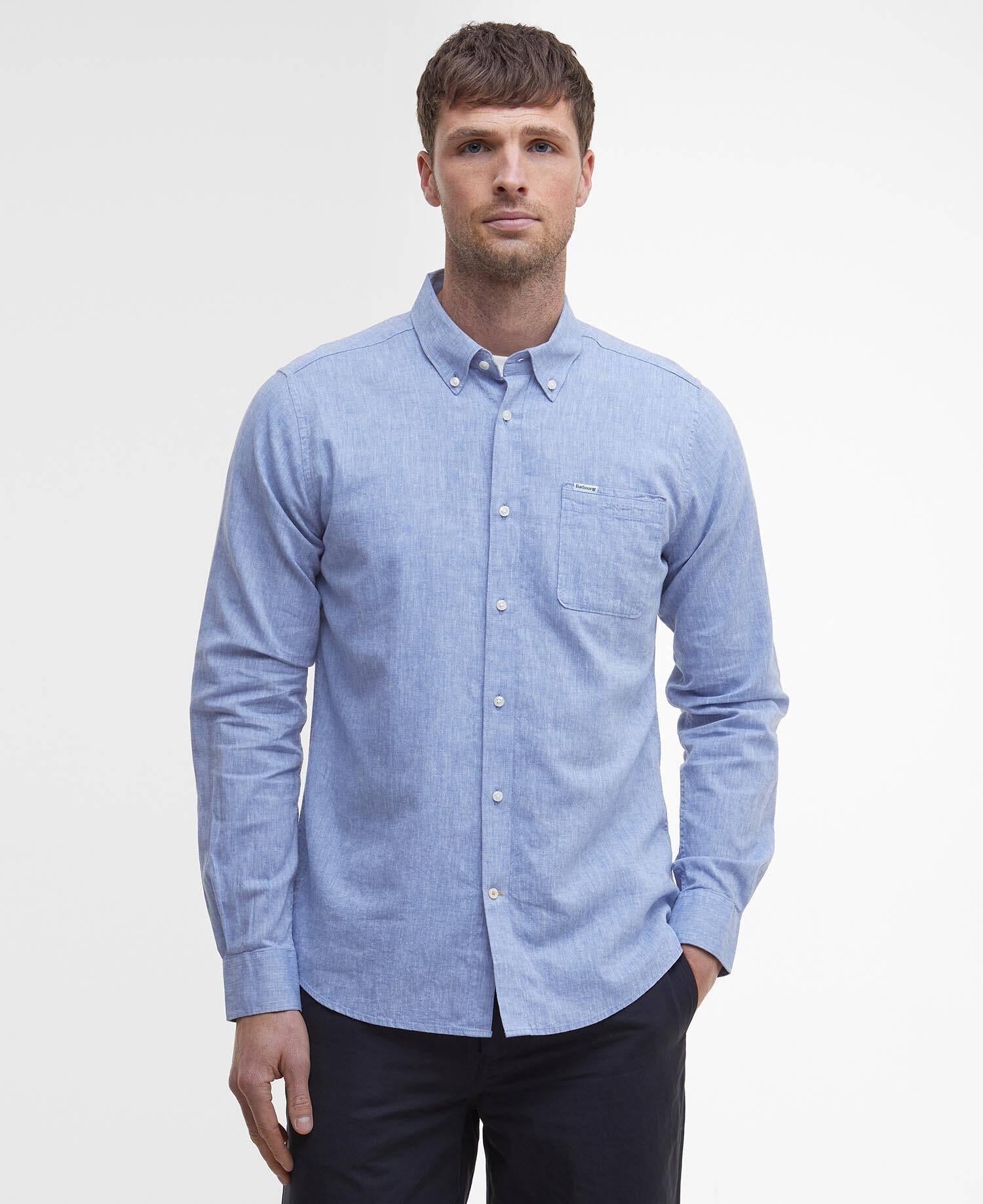 Camicia sartoriale Nelson MSH5090 BL33 BARBOUR 