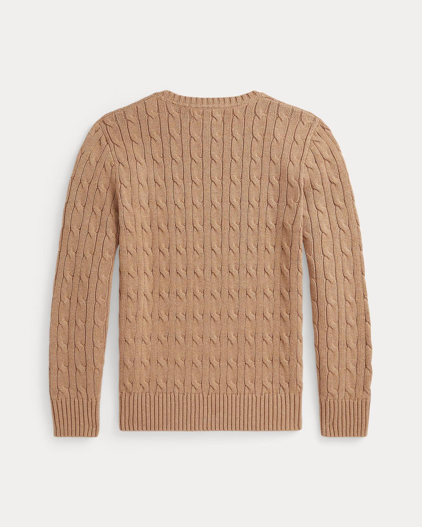 Maglia in cotone a trecce 322702674 082 POLO RALPH LAUREN 