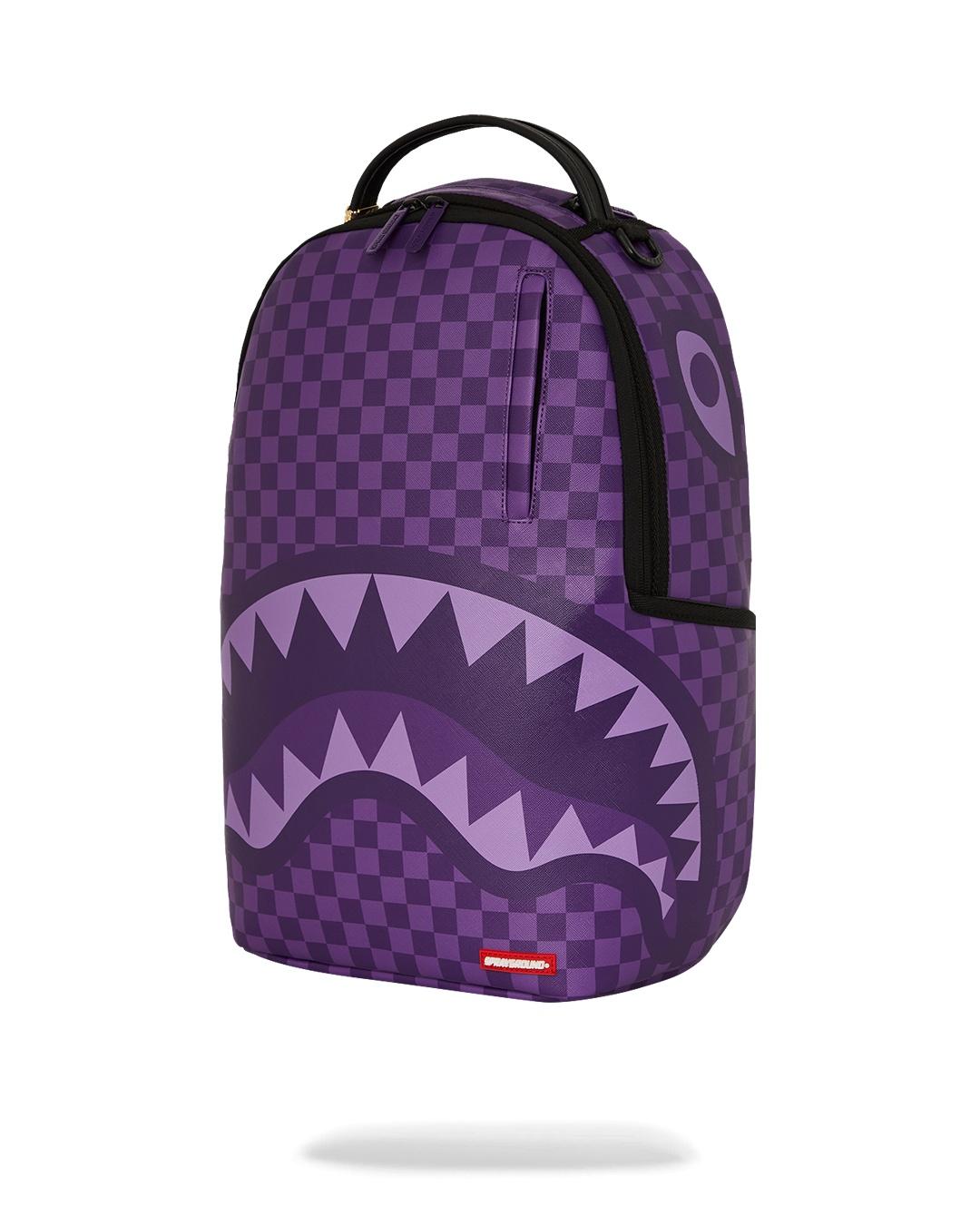 Zaino purple shark in Paris 910B7645 NSZ SPRAYGROUND 
