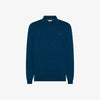 Cotton and wool polo shirt