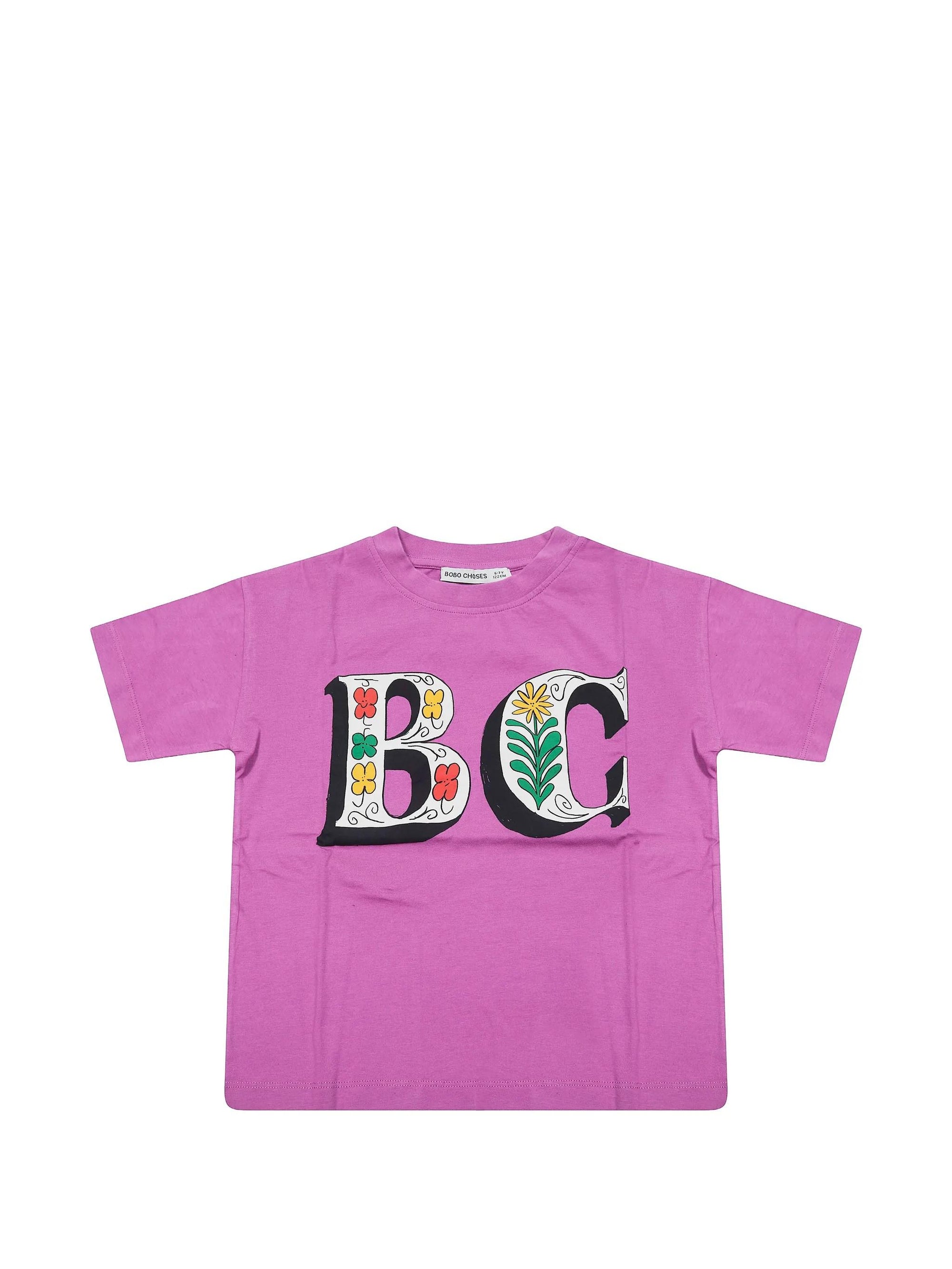 T-shirt spring letters a fiori B126AC007 511 BOBO CHOSES 