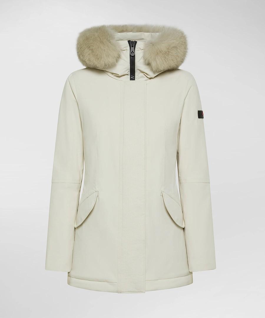 Giacca slim con pelliccia donnet kl fur PED4445 983 PEUTEREY 