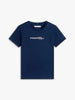 T-shirt slim fit in jersey vintage con logo