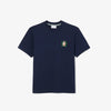 T-shirt in jersey di cotone ricamata