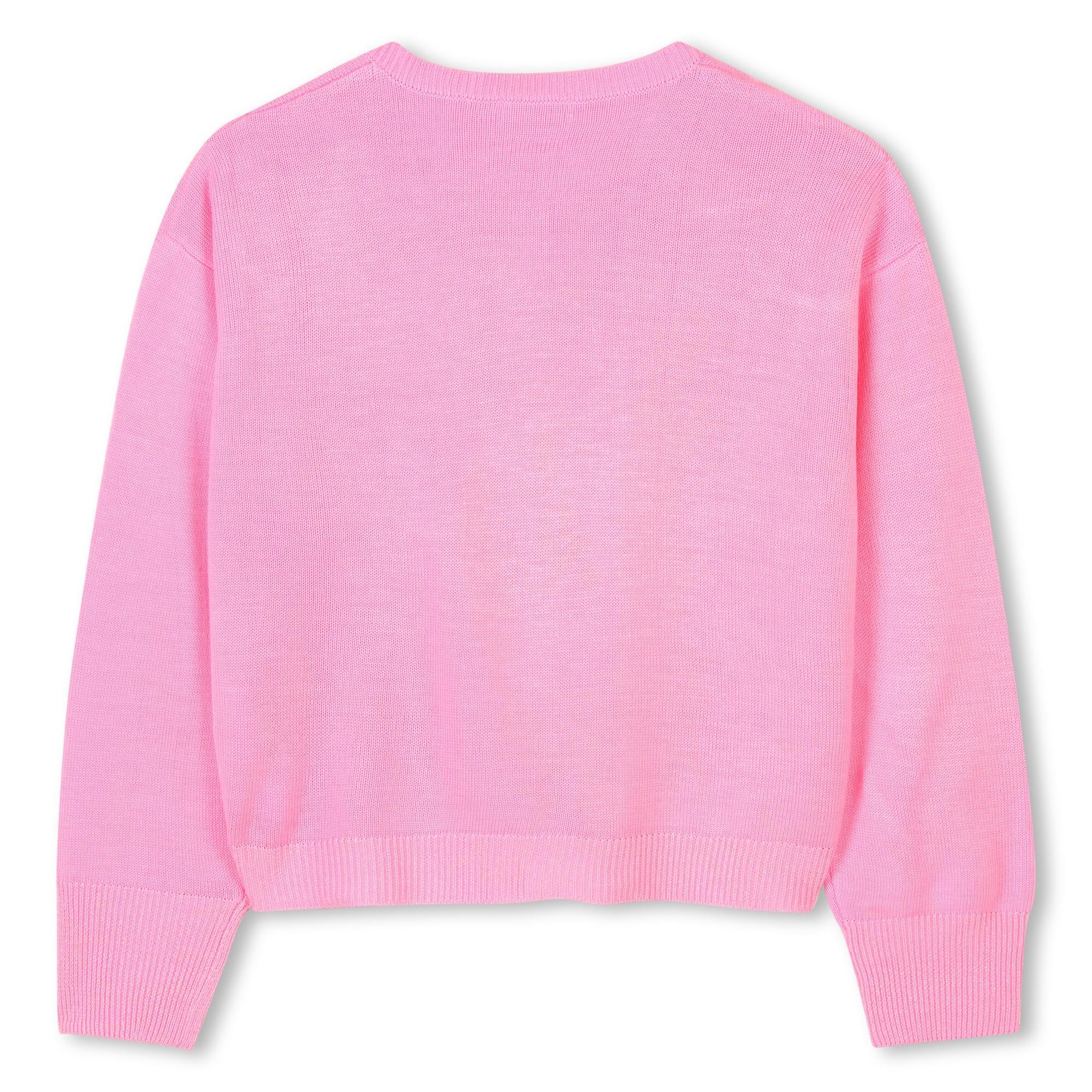 Cardigan con cuori U20883 462 BILLIEBLUSH 