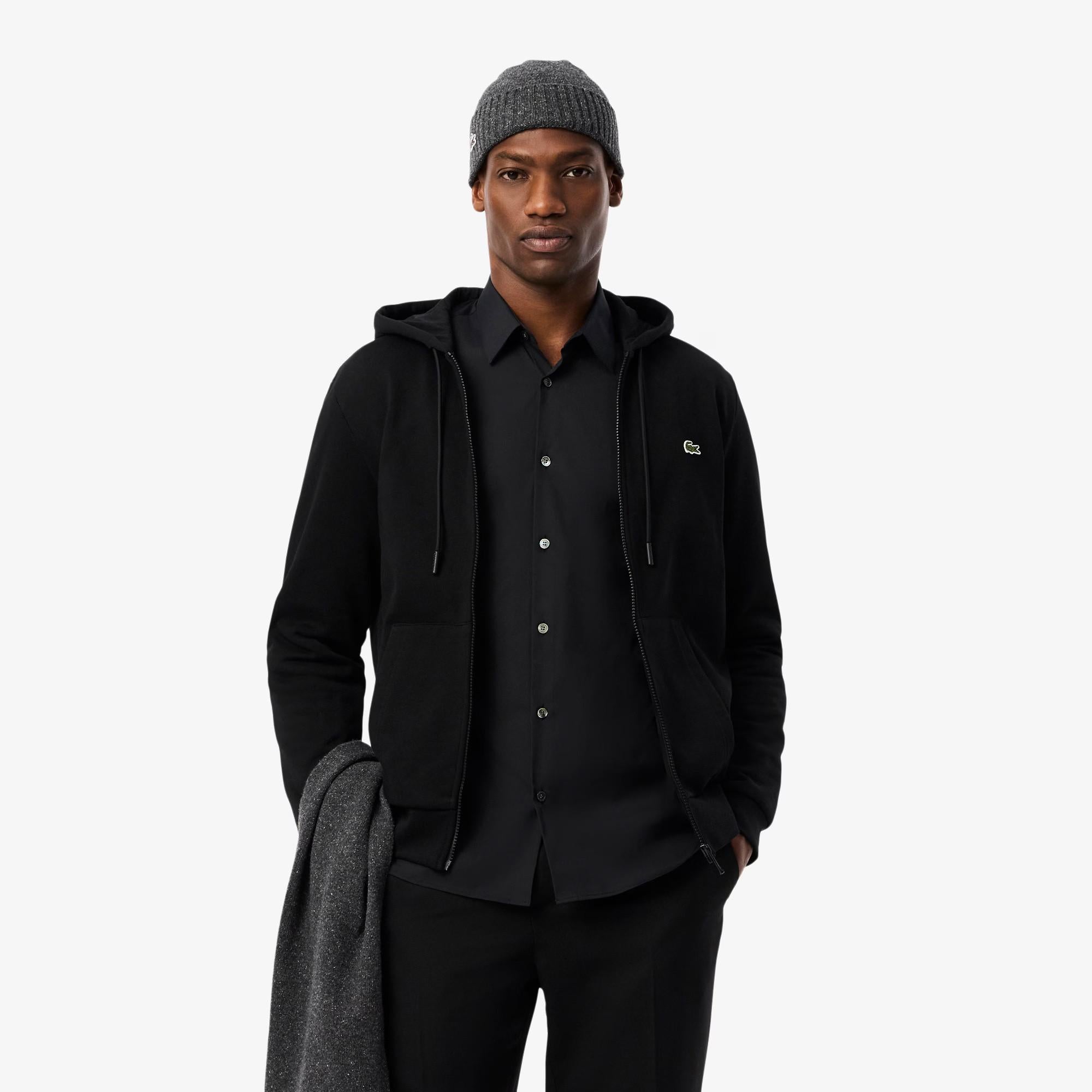 Felpa con cappuccio con zip SH9626 031 LACOSTE 