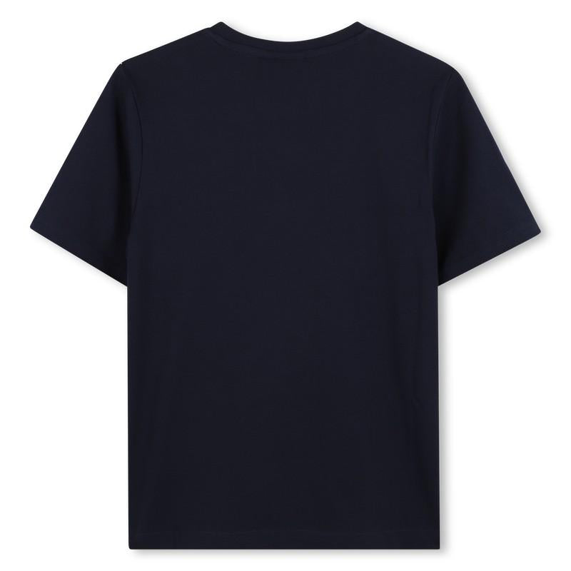 T-shirt con logo a contrasto J25P23 849A BOSS 