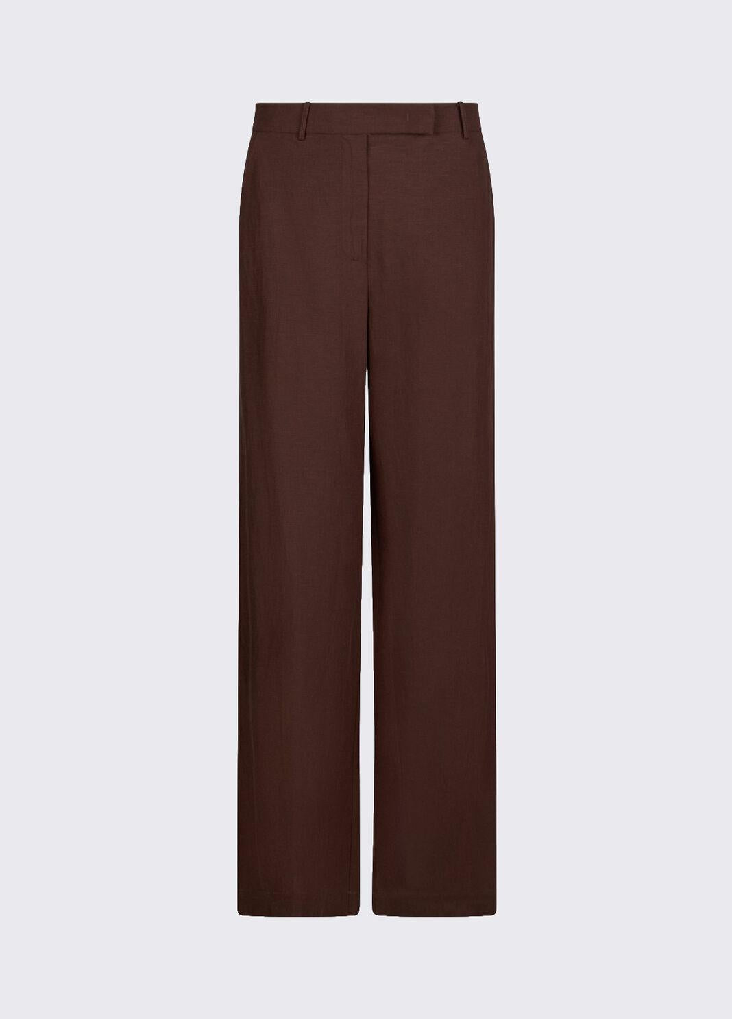 Pantaloni in misto lino WA6480T4818 91109 LIU JO WHITE1 