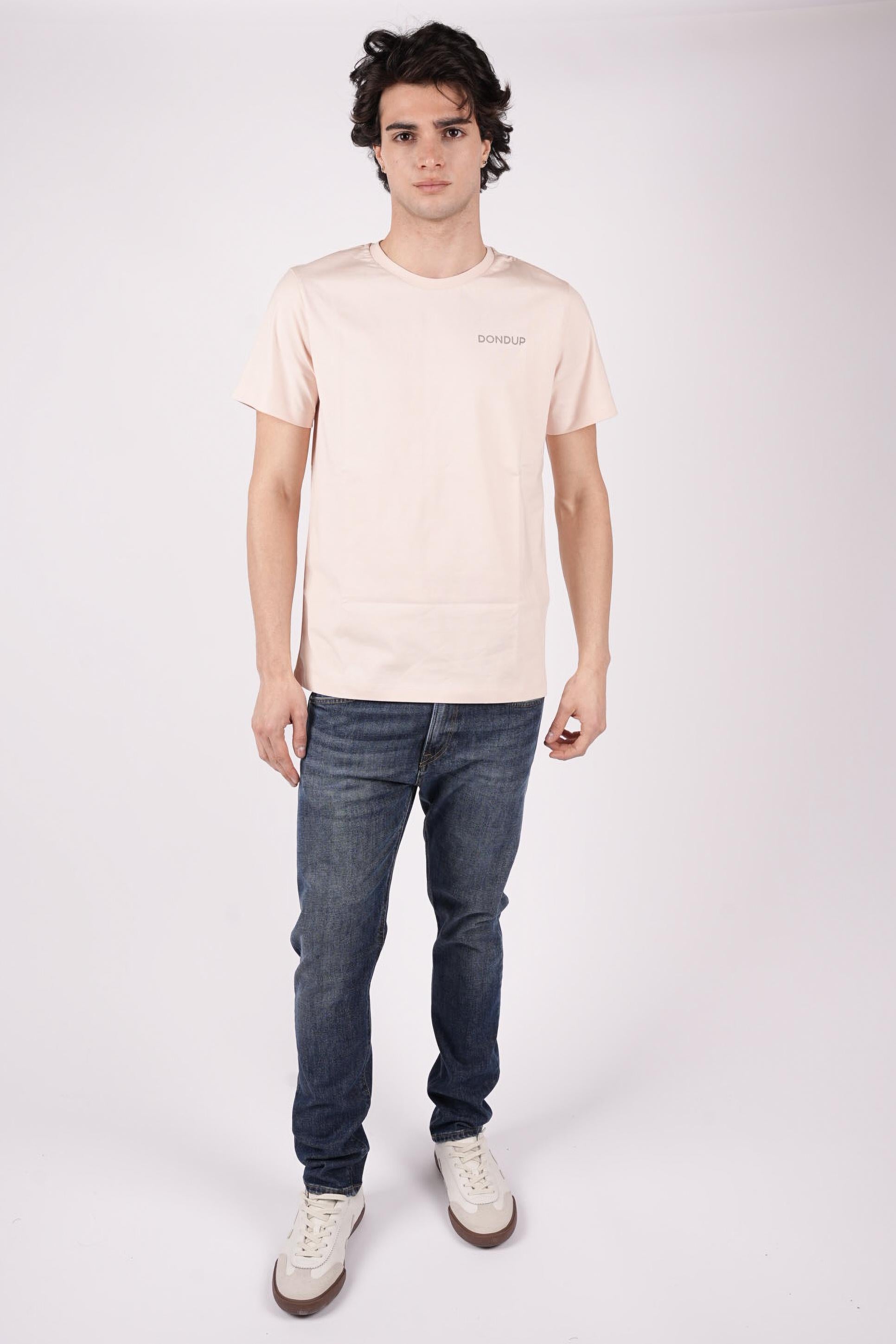 T-shirt girocollo regular in jersey US198JF0309UML6 511 DONDUP 