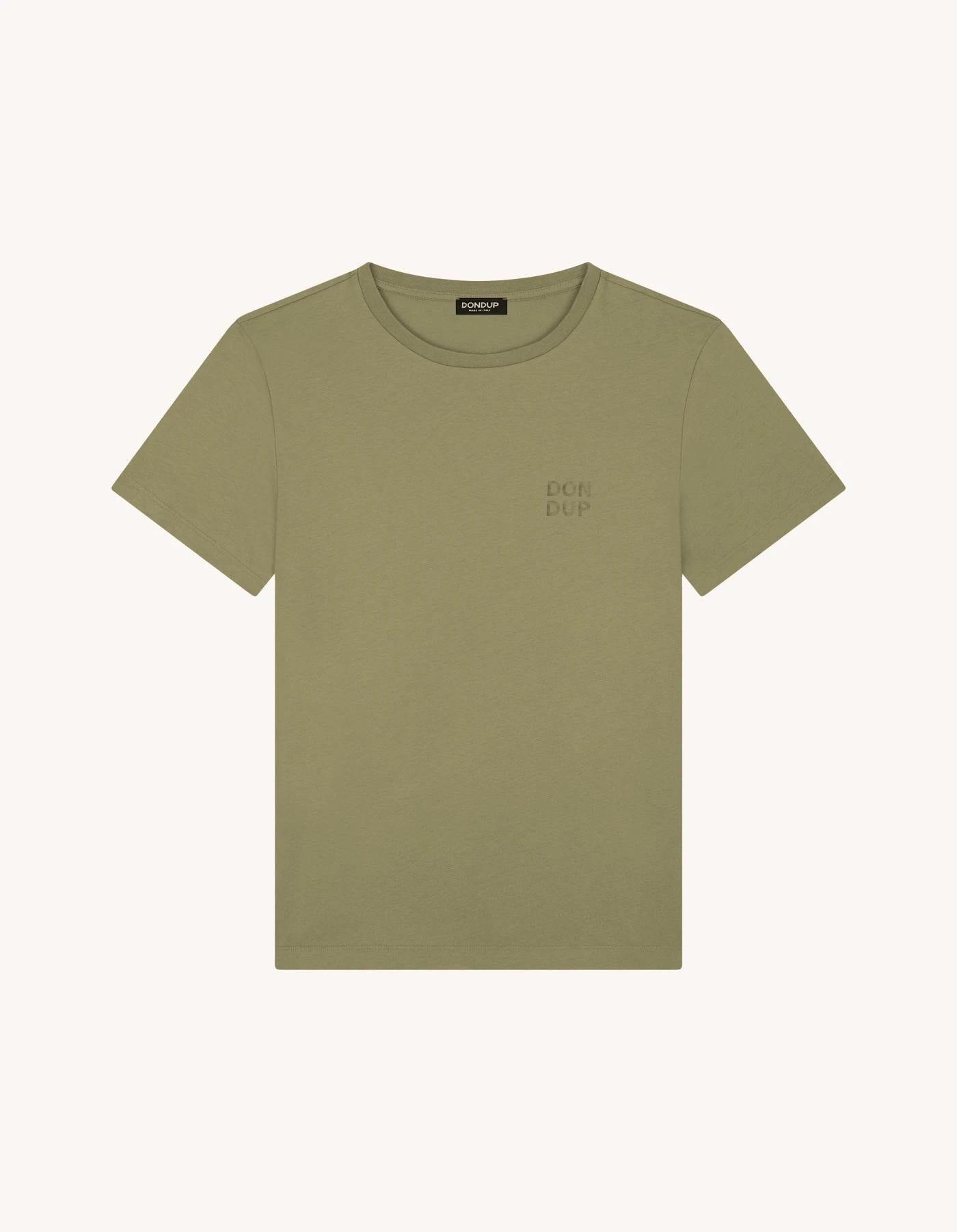 T-shirt girocollo regular con stampa US198JF0309UIT7 632 DONDUP 