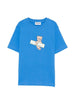 Teddy Bear print T-shirt on the front