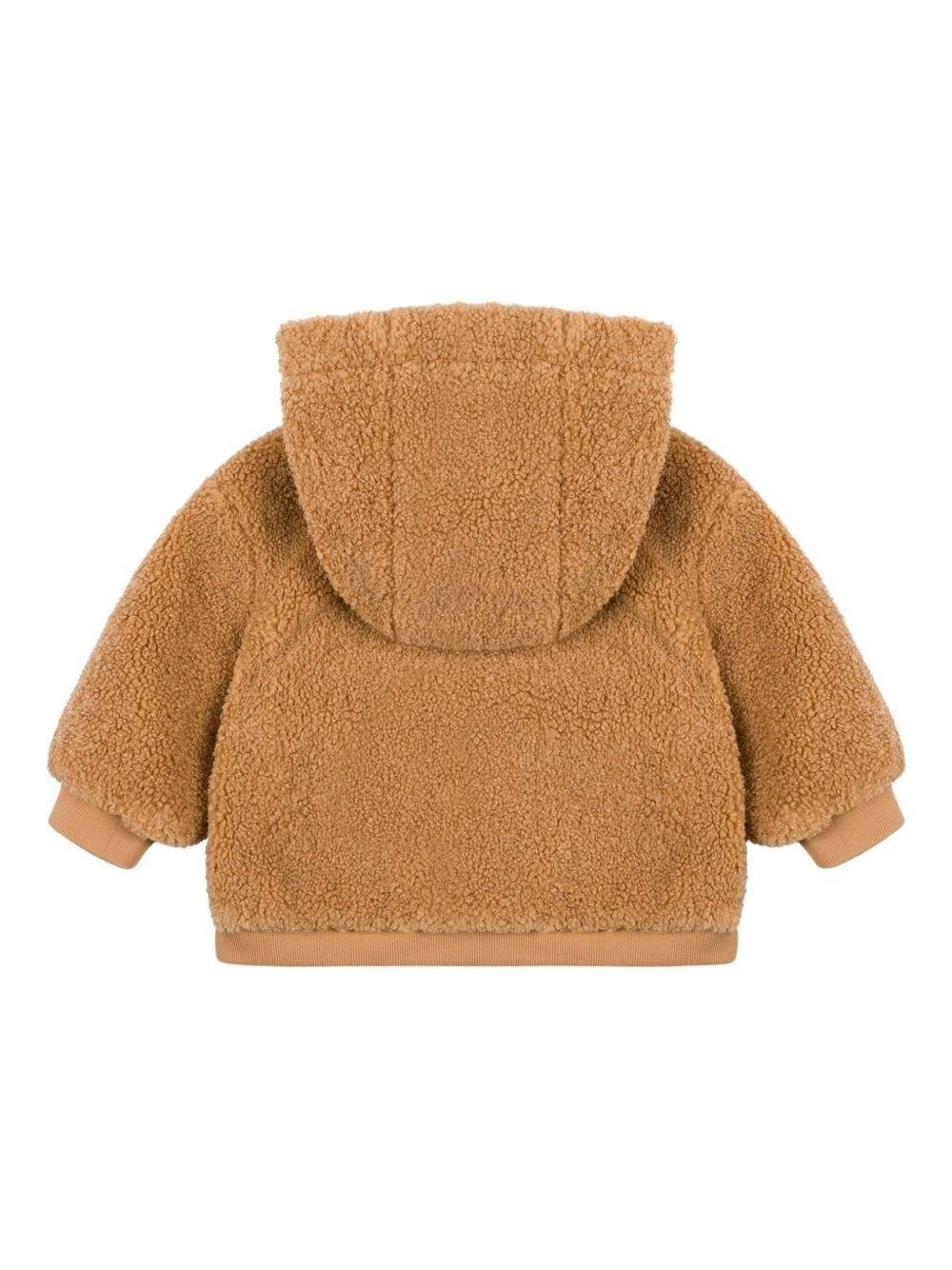 Giacca per neonati con applicazione Bear MUA008LIA00 20351 MOSCHINO BABY 