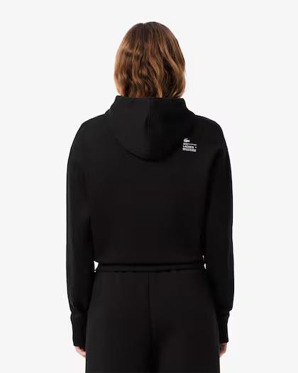 Felpa con cappuccio corta in cotone SF0281 031 LACOSTE 
