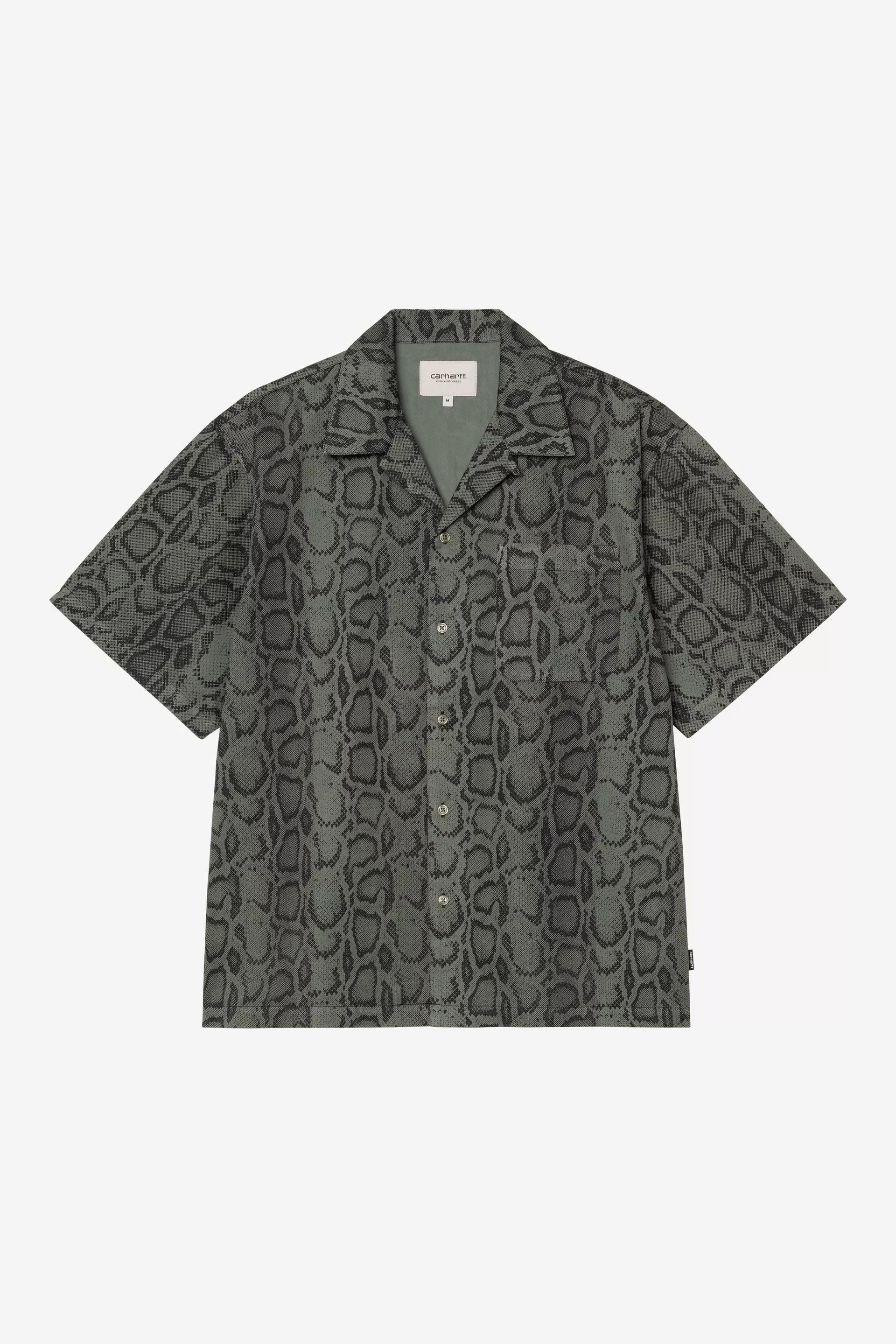 S/S Snake Camo Shirt I036275 3QAGD CARHARTT WIP 