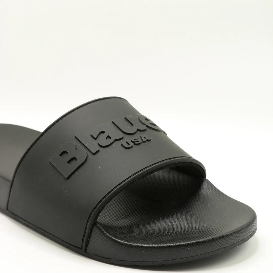 Ciabatta uomo JASPER03PUC BLK BLAUER SHOES 