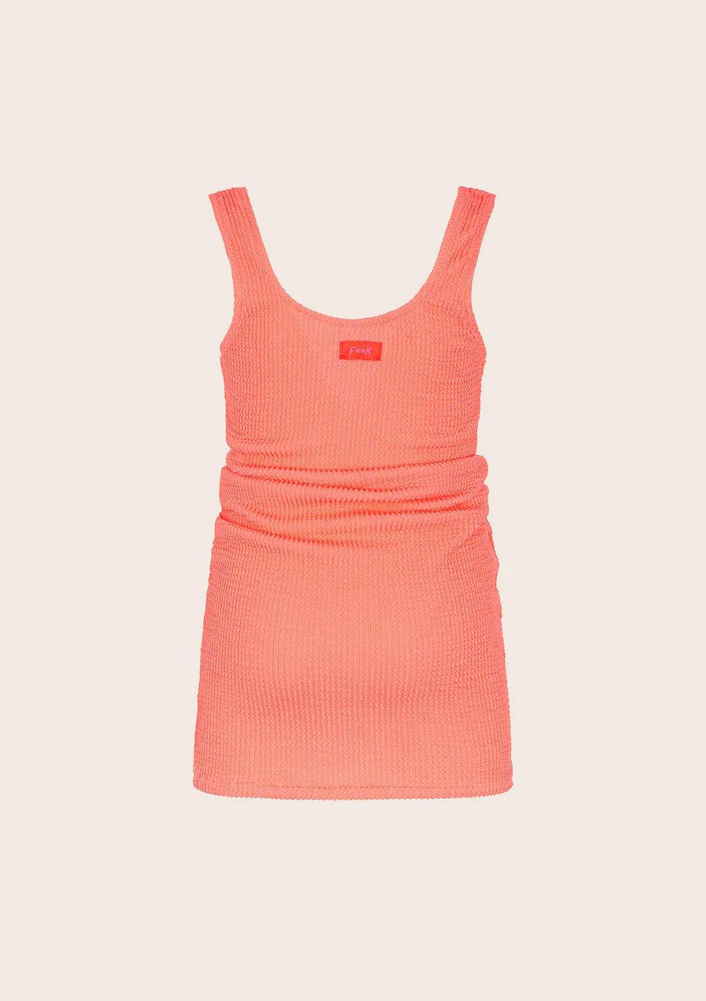 Vestito Corto Bambina Corallo fluo G5L04DS FC F**K 