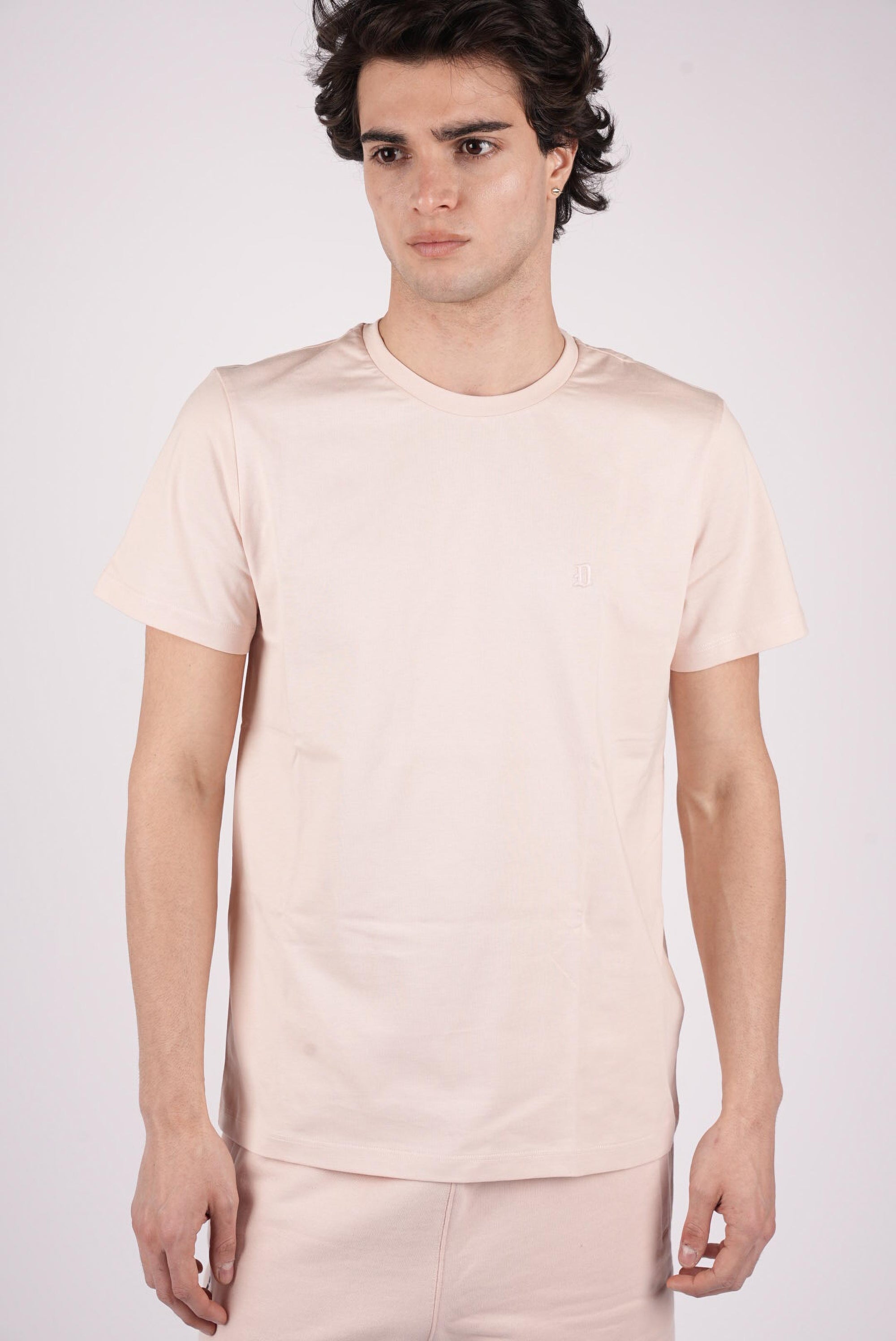 T-shirt girocollo regular in jersey US198JF0309UML5 511 DONDUP 