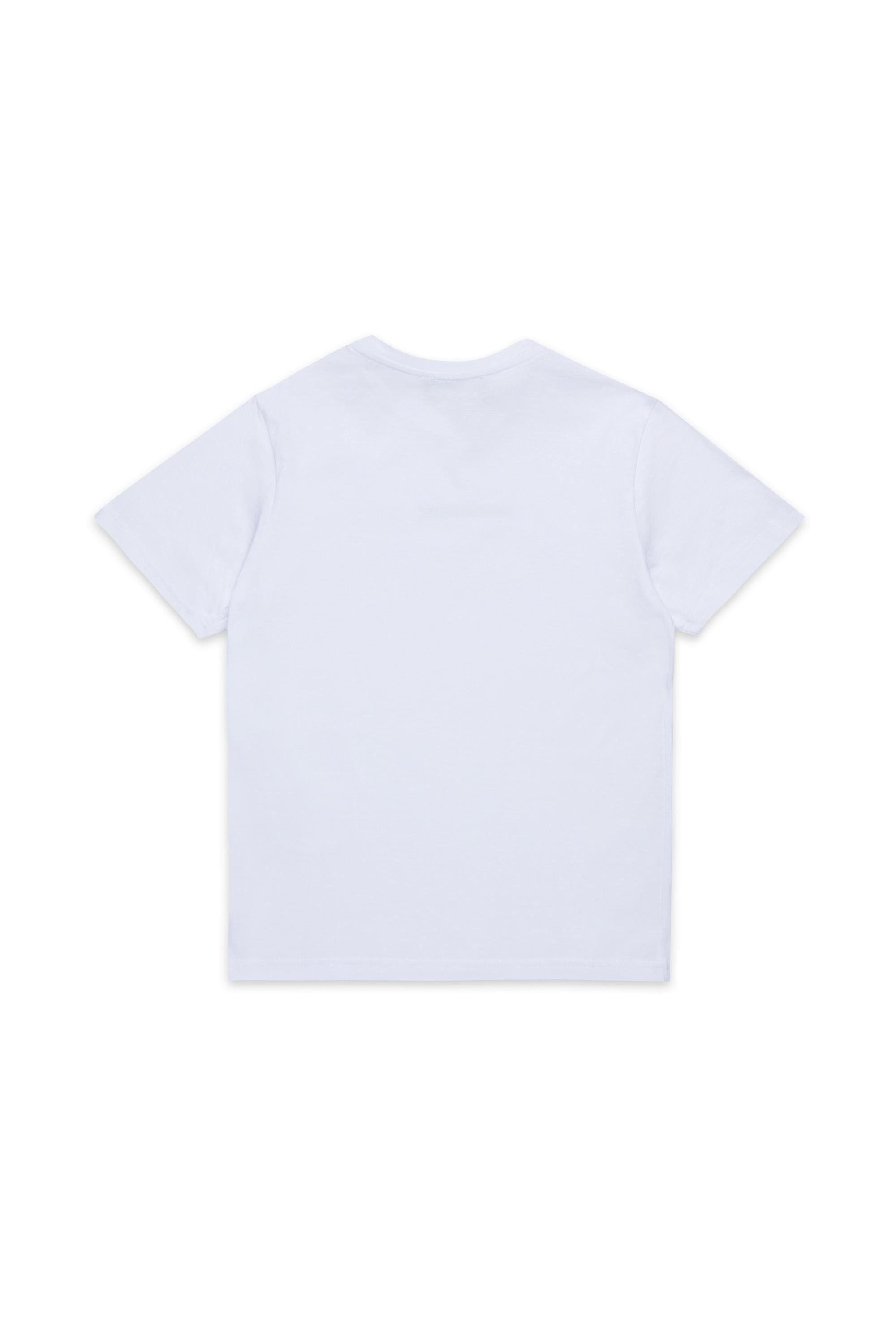 D2Kids Junior Logo T-shirt White DQ2753D0015 DQ100 DSQUARED2 