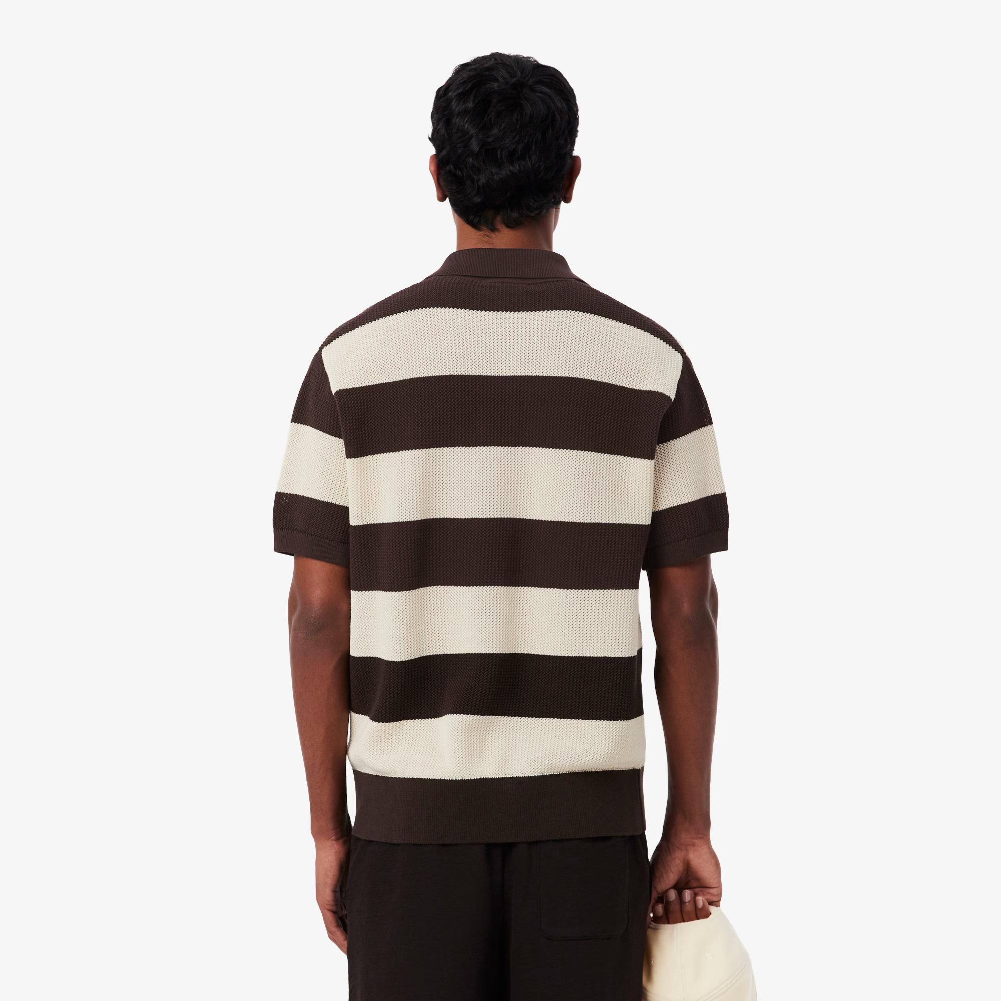 Maglione da golf con collo a polo a maniche corte AH2561 4I9 LACOSTE 