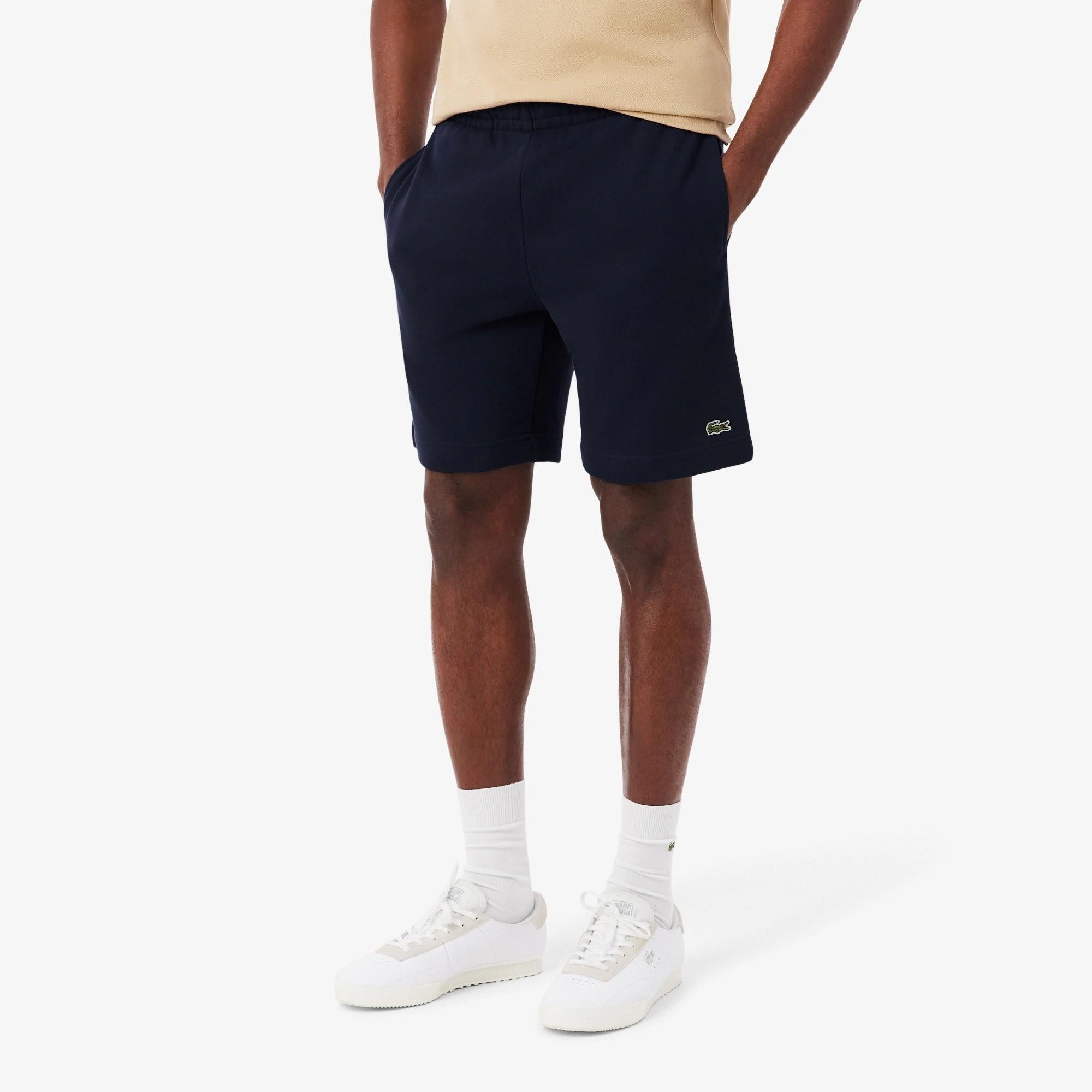Shorts in tessuto felpato regular fit GH9860 166 LACOSTE 